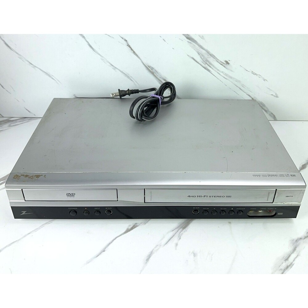 Zenith XBV-713 DVD Player / Video Cassette Recorder VCR W/ Remote ONLY VCR Works